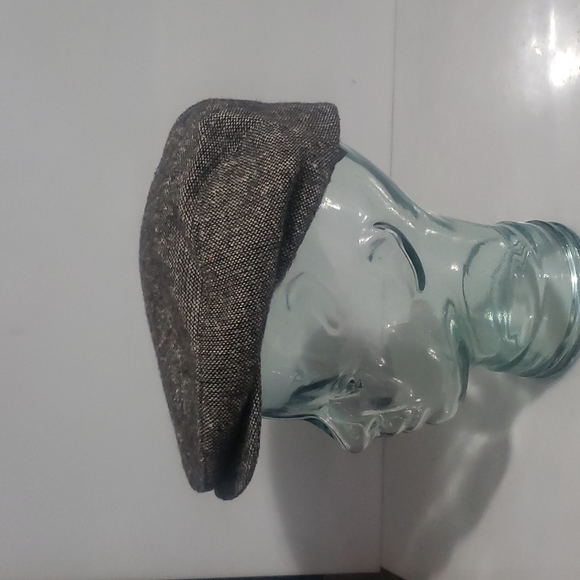Tweed Snap Front Ivy Gray Flat Cap Size Large - Picture 3 of 13